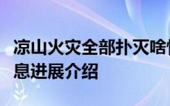 凉山火灾全部扑灭啥情况四川凉山火灾最新消息进展介绍