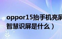 oppor15抬手机亮屏在哪里设置（oppor15智慧识屏是什么）