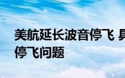 美航延长波音停飞 具体啥情况如何解决波音停飞问题