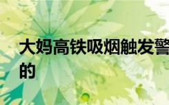 大妈高铁吸烟触发警报下跪 网友是如何看待的