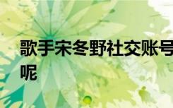 歌手宋冬野社交账号被禁言 到底是什么原因呢