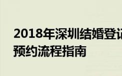 2018年深圳结婚登记怎么预约深圳结婚登记预约流程指南