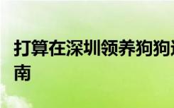 打算在深圳领养狗狗这有一份深圳狗证办理指南