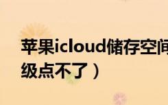 苹果icloud储存空间无法降级（储存空间降级点不了）