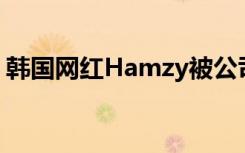 韩国网红Hamzy被公司解约 到底发生了什么