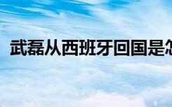 武磊从西班牙回国是怎样的回国原因是什么