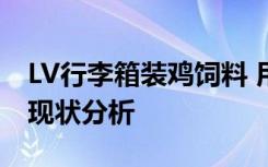 LV行李箱装鸡饲料 用奢饰品喂鸡中国奢侈品现状分析