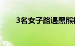 3名女子路遇黑熊被熊抱 具体怎样的