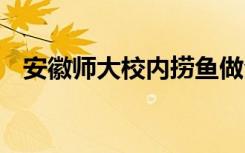 安徽师大校内捞鱼做全鱼宴 这是什么场面