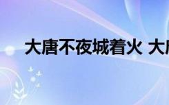 大唐不夜城着火 大唐不夜城在什么地方