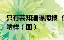 只有芸知道曝海报  什么是只有芸知道海报长啥样（图）