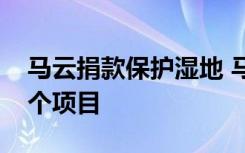 马云捐款保护湿地 马云怎么说马云还捐了哪个项目