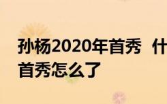 孙杨2020年首秀  什么比赛首秀孙杨2020年首秀怎么了