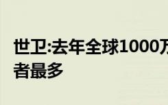 世卫:去年全球1000万人死于癌症 哪种癌症患者最多