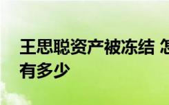 王思聪资产被冻结 怎样的王思聪冻结的资产有多少