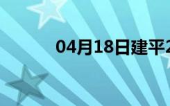 04月18日建平24小时天气预报