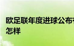 欧足联年度进球公布有谁欧足联年度进球情况怎样