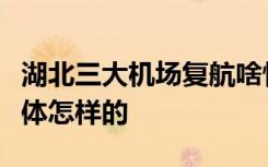 湖北三大机场复航啥情况湖北三大机场复航具体怎样的