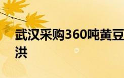 武汉采购360吨黄豆来抗洪 黄豆为什么能抗洪