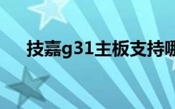 技嘉g31主板支持哪些cpu（技嘉g31）