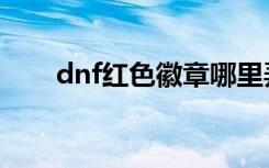 dnf红色徽章哪里弄（dnf红色徽章）