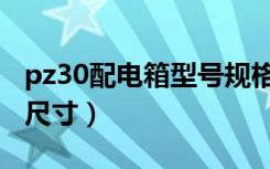 pz30配电箱型号规格尺寸（pz30配电箱规格尺寸）