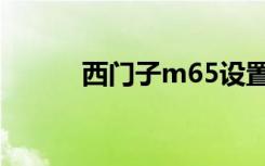 西门子m65设置（西门子m65）