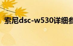 索尼dsc-w530详细参数（索尼dsc w530）