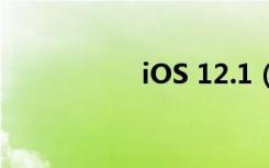 iOS 12.1（ios 10 2）