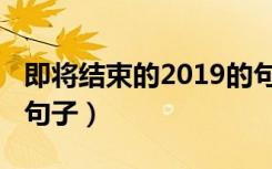 即将结束的2019的句子（即将结束的2019的句子）