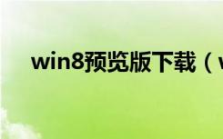 win8预览版下载（win8开发者预览版）