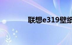 联想e319壁纸（联想e319）