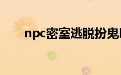 npc密室逃脱扮鬼吓工作人员（npc）