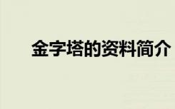 金字塔的资料简介（金字塔资料介绍）