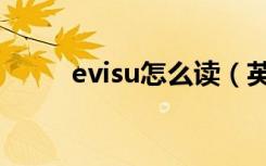 evisu怎么读（英语evisu怎么读）