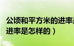 公顷和平方米的进率是多少（公顷和平方米的进率是怎样的）