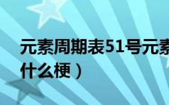 元素周期表51号元素骂人是什么意思（这是什么梗）