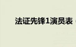 法证先锋1演员表（大家可以去看看）