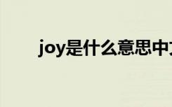 joy是什么意思中文（joy表示什么）