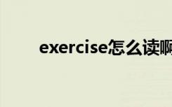 exercise怎么读啊（单词意思解释）