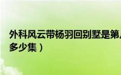 外科风云带杨羽回别墅是第几集（外科风云带杨羽回别墅是多少集）