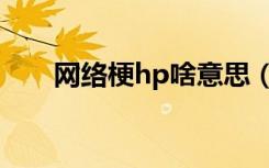 网络梗hp啥意思（网络梗hp的意思）