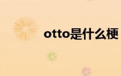 otto是什么梗（otto梗解析）