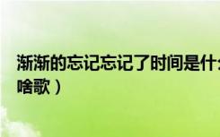 渐渐的忘记忘记了时间是什么歌（渐渐的忘记忘记了时间是啥歌）