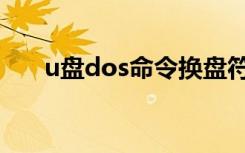 u盘dos命令换盘符（u盘dos启动盘）