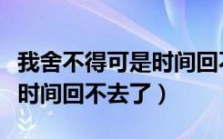 我舍不得可是时间回不去文案（我舍不得可是时间回不去了）