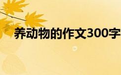 养动物的作文300字（3年养死500动物）