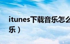 itunes下载音乐怎么选格式（itunes下载音乐）