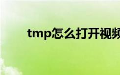 tmp怎么打开视频（tmp怎么打开）