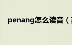 penang怎么读音（英语penang怎么读）